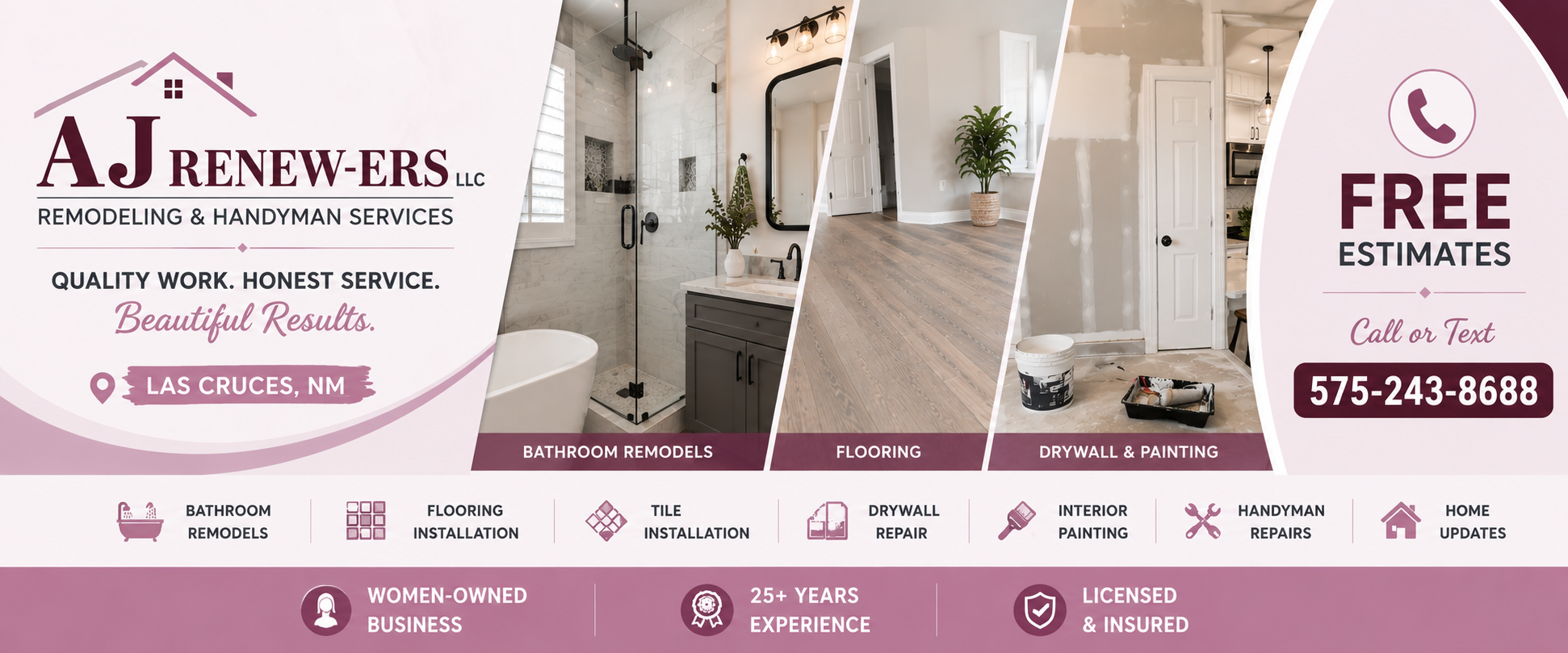 Bathroom remodel showcase